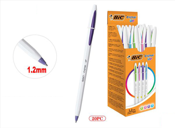 BIC 圆珠笔 1.2mm 20支装 混色