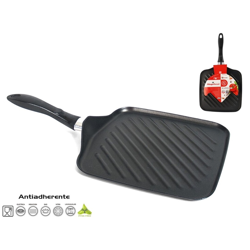 ASADOR CUADRADO 27 BLACK MAGEFESA