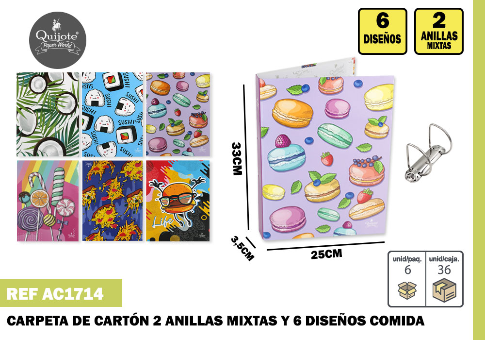 EU-CARPETA 2 ANIL. MIXTA COMIDA