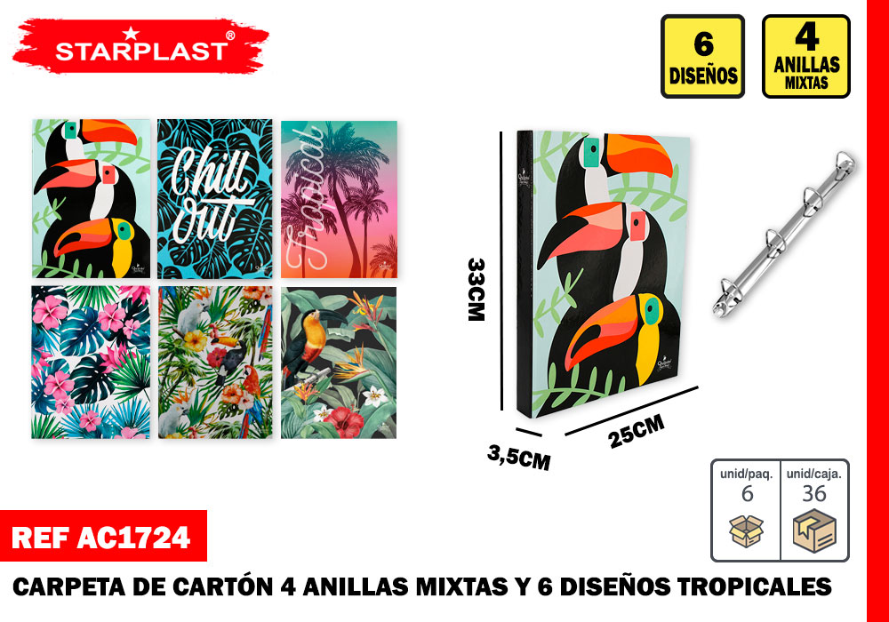 EU-CARPETA 4 ANIL. MIXTA TROPICAL