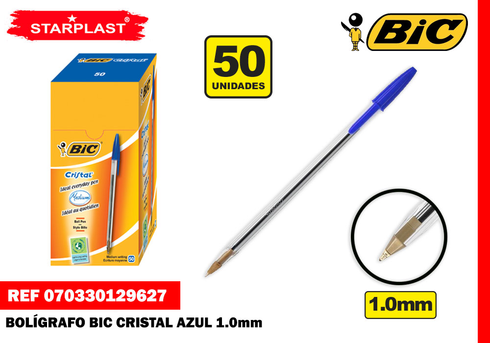 EU-8373609 BOLIGRAFO BIC AZUL CRISTAL