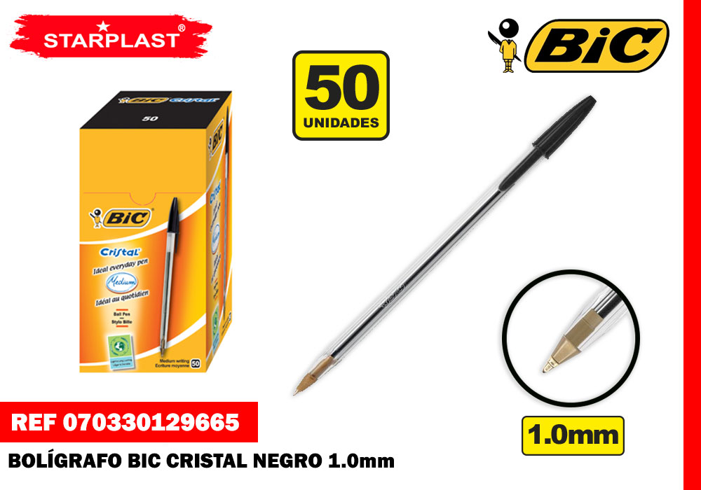 EU-8373639 BOLIGRAFO BIC NEGRO CRISTAL