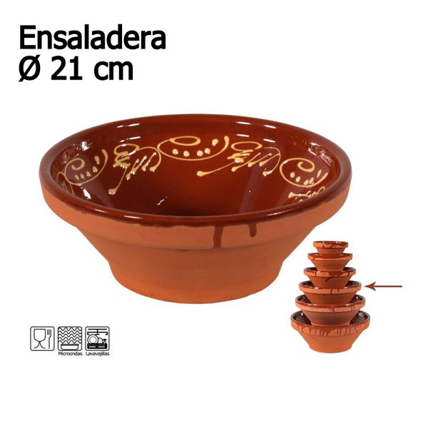 沙拉碗 ENSALADERA DECORADA 21CM