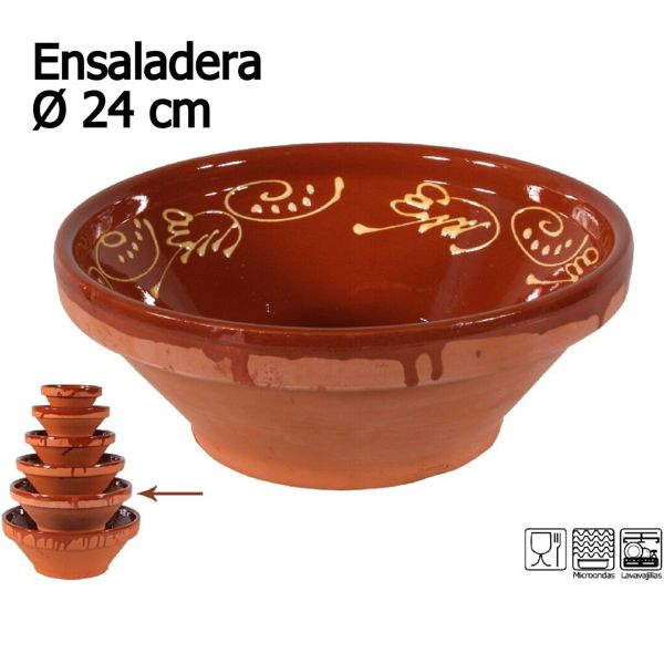 陶瓷沙拉碗 ENSALADERA DEC.24CM