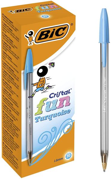 圆珠笔 BIC CRISTAL FUN ROSA CAJA 20U