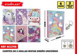 EU-CARPETA 2 ANIL. MIXTA UNICORNIOS