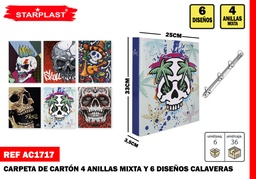 EU-CARPETA 4 ANIL. MIXTA CALAVERAS