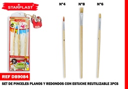 JUEGO DE PINCELES 6PCS