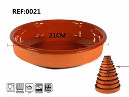 [CERAMICA-0021] CAZUELA BARRO 21CM