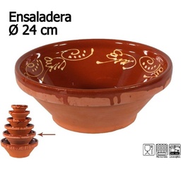 [8436015792456] 陶瓷沙拉碗 ENSALADERA DEC.24CM